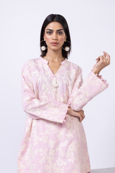 Embroidered | Crosshatch Poplin | Kurta | GBP 20.00