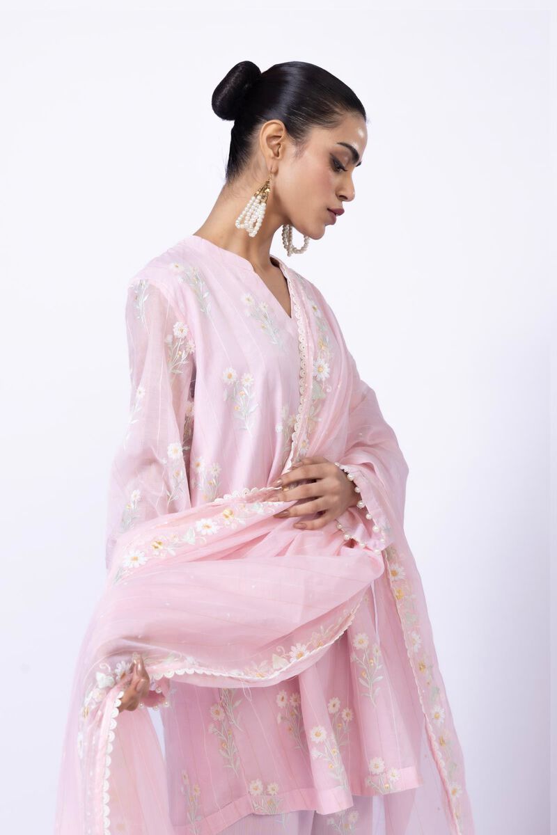 Embroidered | Cotton Zari Organza | Dupatta | null