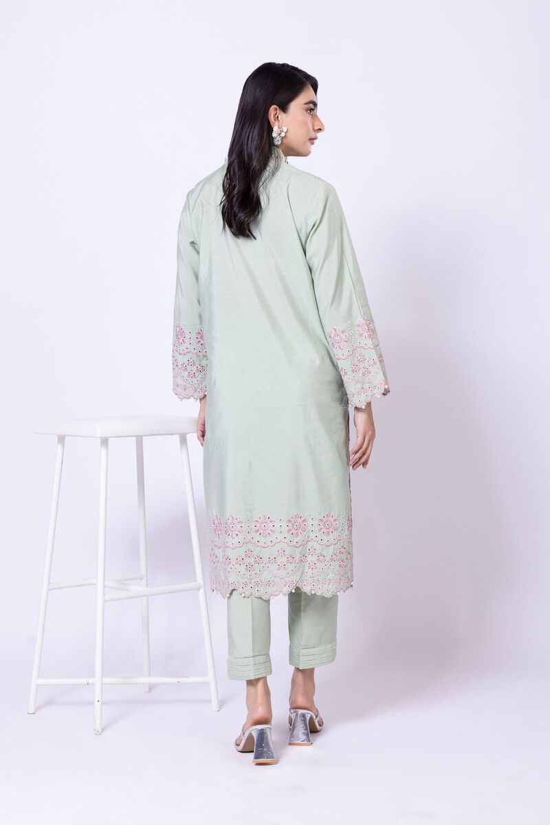 Embroidered | Dull Raw Silk | Kurta | GBP 13.50
