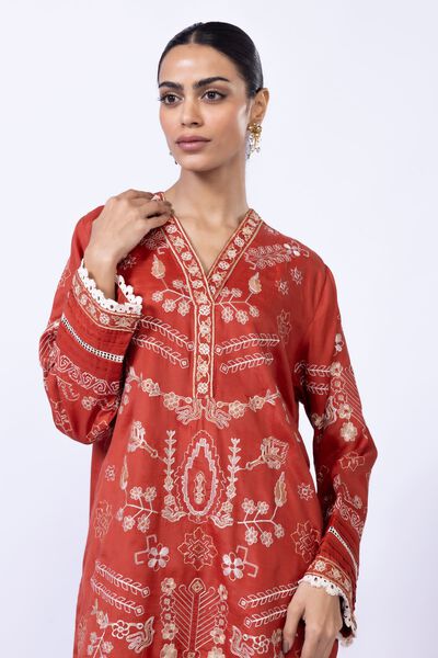 Embroidered | Thai Silk | Kurta | GBP 15.00