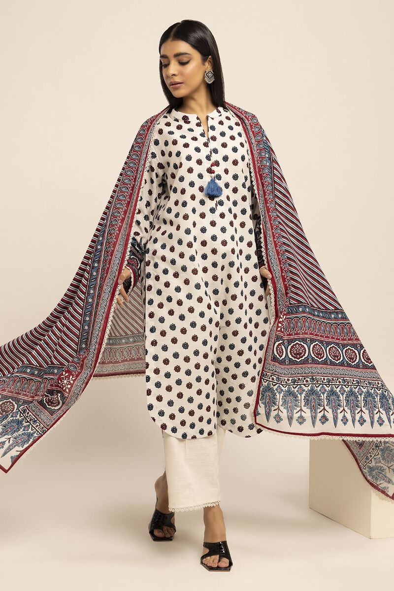 Printed | Khaddar | Fabrics 3 Piece | null
