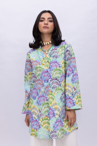 Printed | Ripple Crinkle | Kurta | GBP 10.00