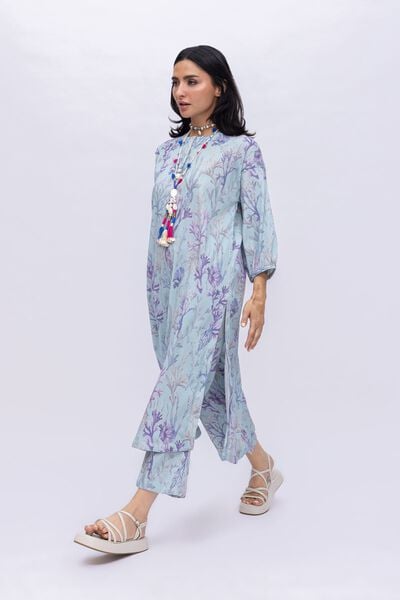 Printed | Ripple Crinkle | Floral Pants | GBP 4.50