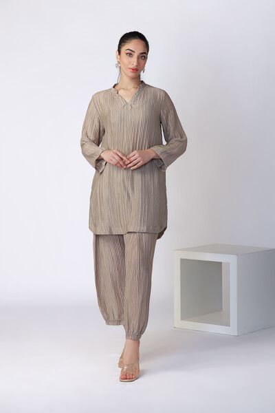 Dyed | Ripple Crinkle | Kurta | GBP 20.00