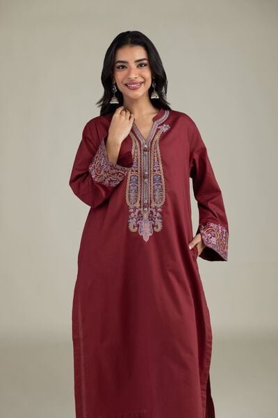 Embroidered | Cambric | Floral Cambric Kurta | GBP 25.00