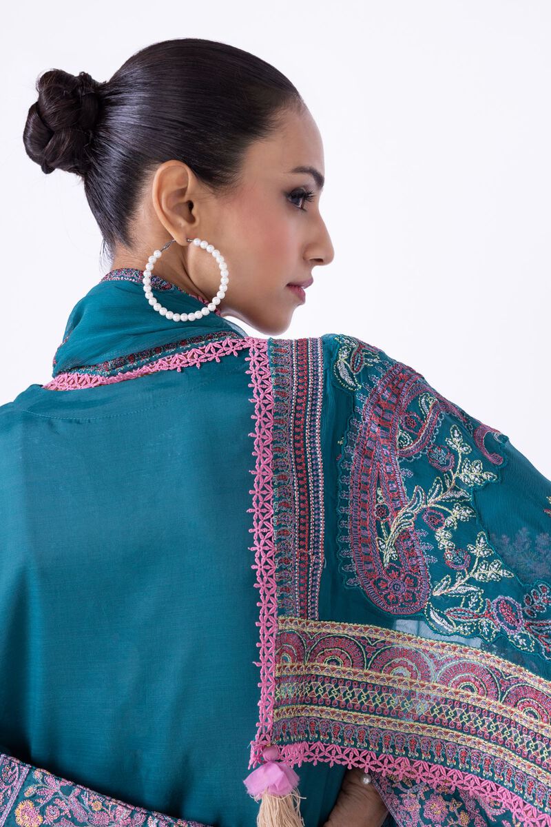 Embroidered | Bamber Chiffon | Dupatta | null