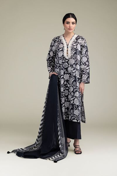 Embroidered | Cambric | Fabrics 3 Piece | GBP 40.00