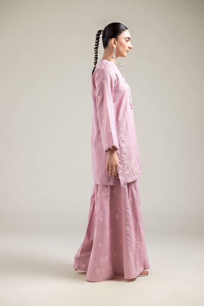 Embroidered |Cotton Dobby | Summer Cotton Pants | GBP 30.00