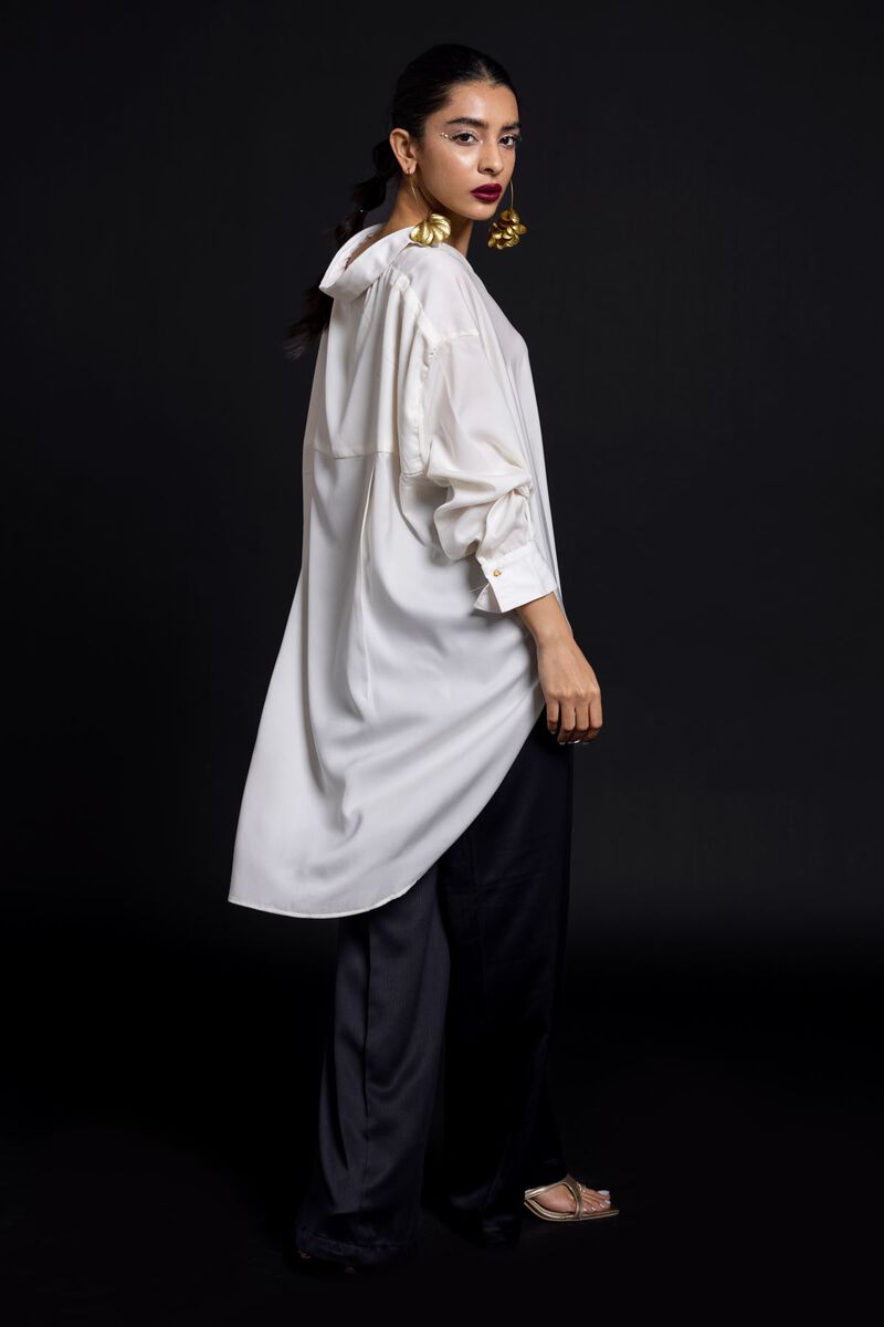 Shirt | Embroidered, OFF-WHITE, hi-res image number null