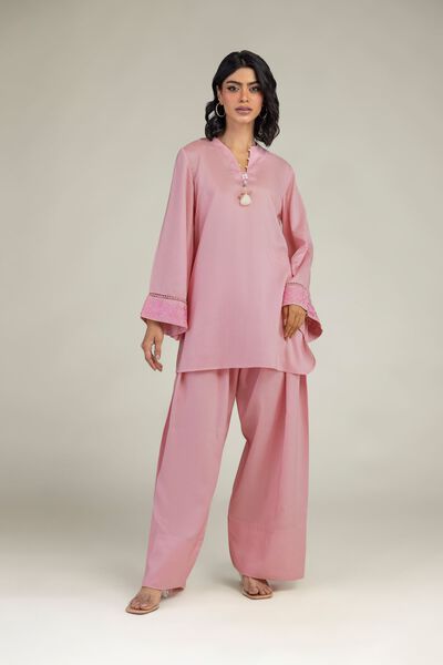 Embroidered | Lyocell | Pink Dyed Shalwar | GBP 25.00