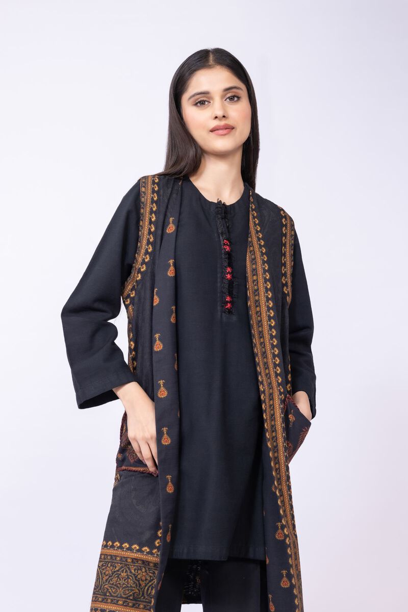 Printed | Khaddar | Jacket | null