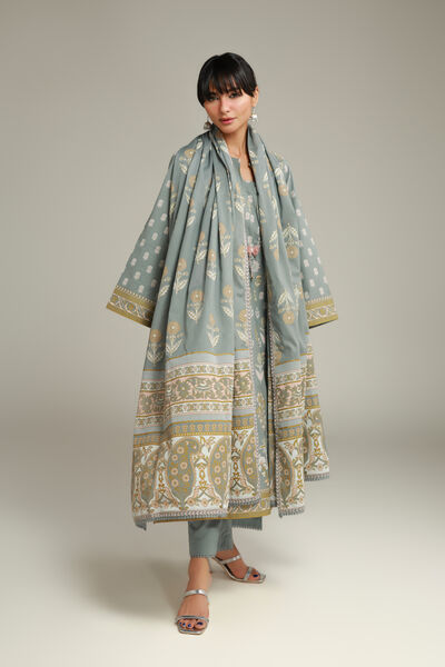 Printed | Cambric | Mint Cambric Pants | GBP 15.00