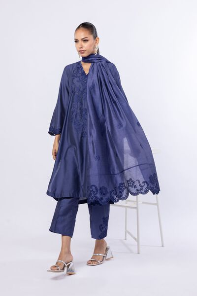 Embroidered | Cotton Net | Dupatta | GBP 20.00