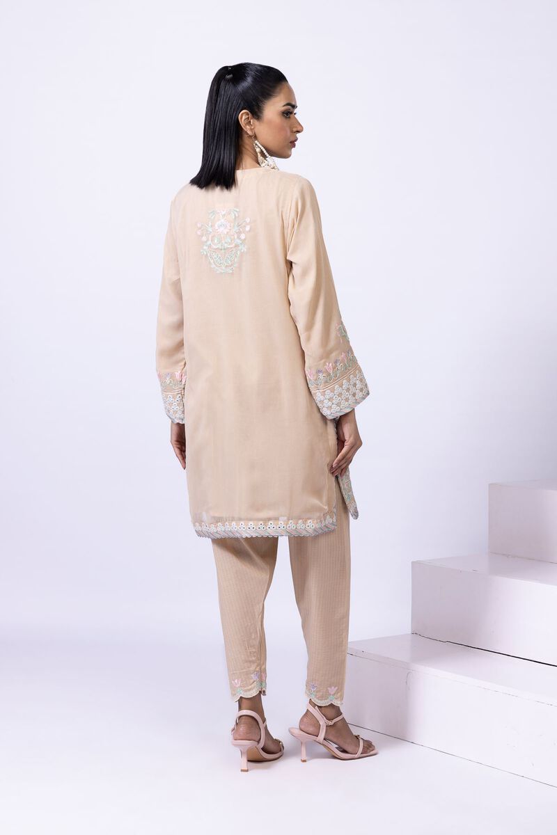 Embroidered | Polyester Crinkle Chiffon | Kurta | GBP 50.00