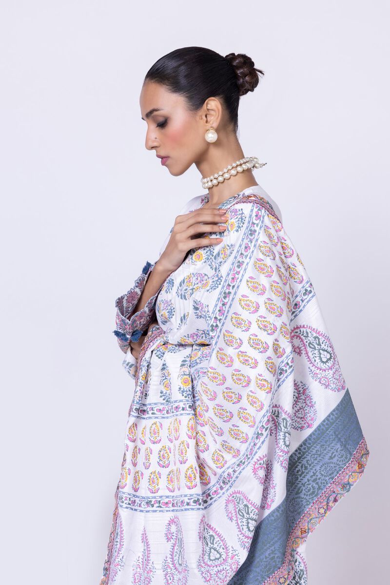Embroidered | Tusser Silk | Dupatta | GBP 7.50