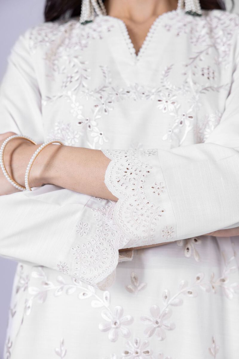 Embroidered | Dull Raw Silk | Kurta | null