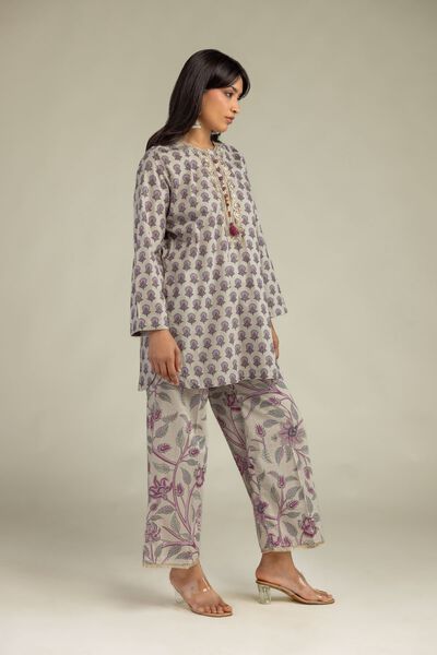 Embroidered | Cambric | Floral Cambric Pants | GBP 25.00