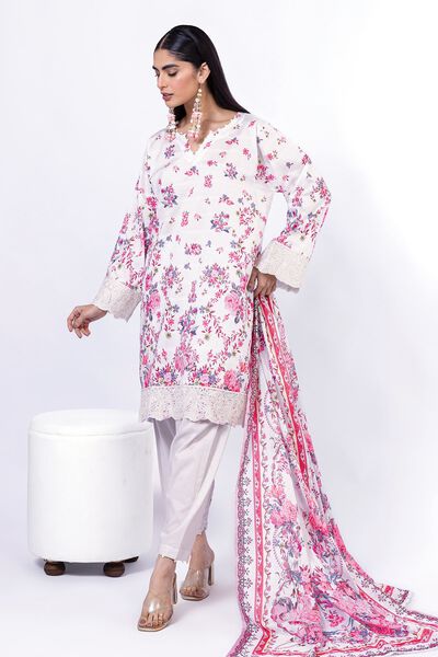 Embroidered | Lawn | Fabrics 3 Piece | GBP 13.50