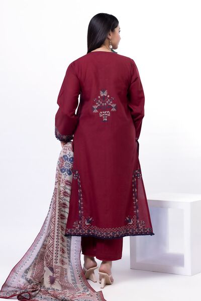 Embroidered | Cambric | Fabrics 3 Piece | GBP 22.50