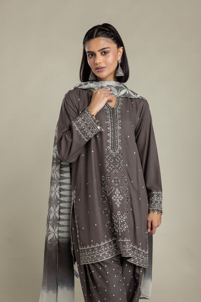 Embroidered | Raw Silk | 3 Piece Tailored | GBP 90.00