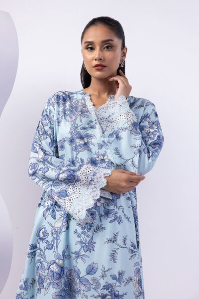 Embroidered | Crosshatch Raw Silk | Kurta | GBP 35.00