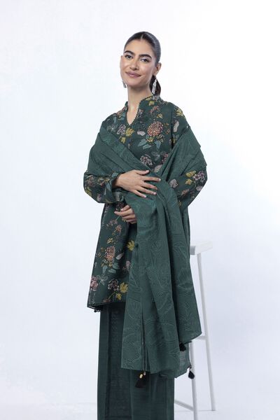 Printed | Light Khaddar | Tailored 3 Piece | GBP 40.00