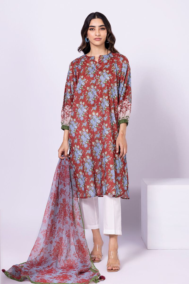 Lawn | Printed | Fabrics 2 Piece | Top Dupatta | null