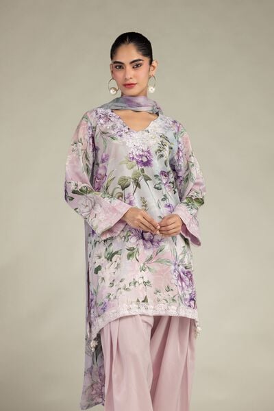 Embroidered | Blended Viscose | Floral Viscose Kurta | GBP 40.00