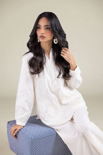 Embroidered | Viscose | Tunic | GBP 25.00