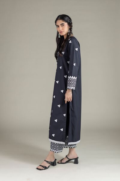 Embroidered | Raw Silk | Pants | GBP 17.00