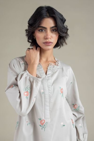 Embroidered | Textured Cotton | Kurta | GBP 30.00