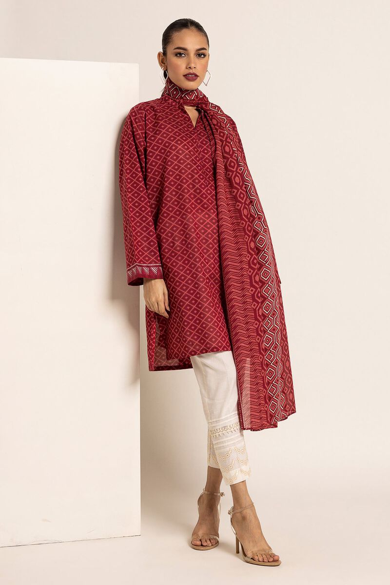 Lawn | Printed | Fabrics 2 Piece | Top Dupatta | null