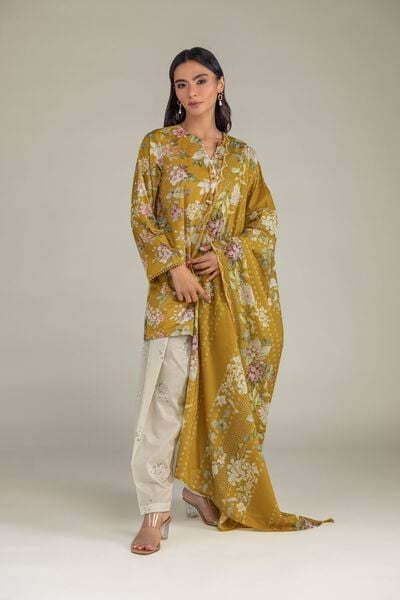 Printed | Cambric | Printed Cambric Shalwar | GBP 25.00