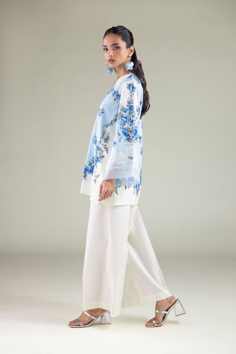 Embroidered | Cambric | Solid Relaxed Pants | GBP 15.00
