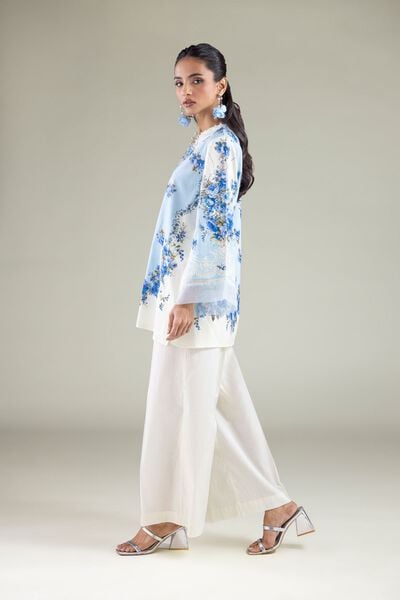 Embroidered | Cambric | Solid Relaxed Pants | GBP 15.00