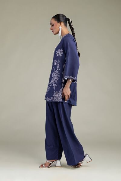 Embroidered | Raw Silk | Solid Silk Shalwar | GBP 20.00