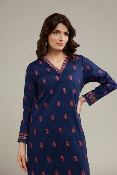 Embroidered | Cotton Crinkle | Kurta | GBP 35.00