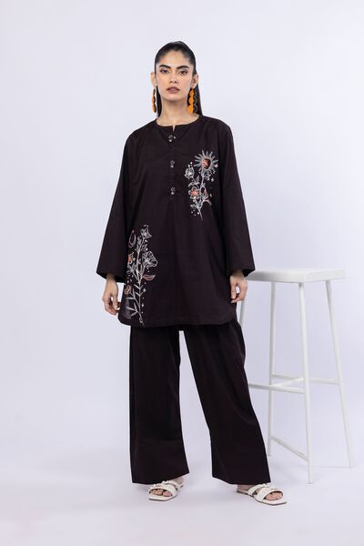 Embroidered | Crosshatch Poplin | Kurta | GBP 20.00