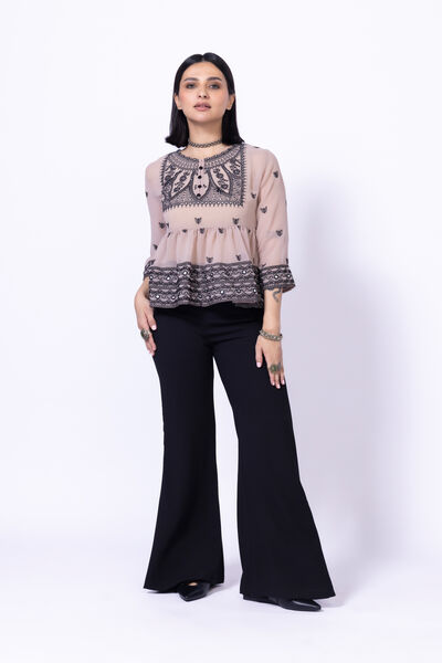 Dyed | Heavy Georgette | Trousers | GBP 6.00