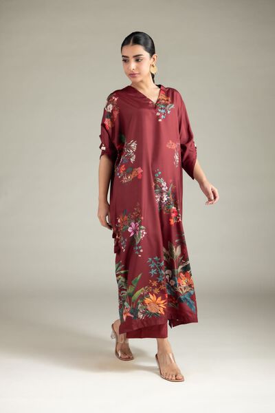 Printed | Polyester Silk | Kurta | GBP 25.00