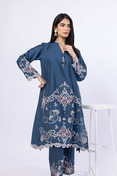 Embroidered | Raw Silk | Kurta | GBP 45.00