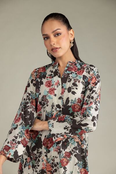 Printed | Cambric | Floral Cambric Kurta | GBP 30.00