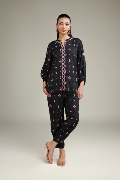 Embroidered | Viscose Crepe | Blouse | GBP 30.00