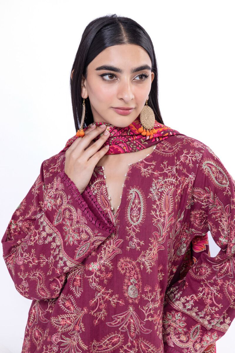 Embroidered | Khaddar | Fabrics 3 Piece | null