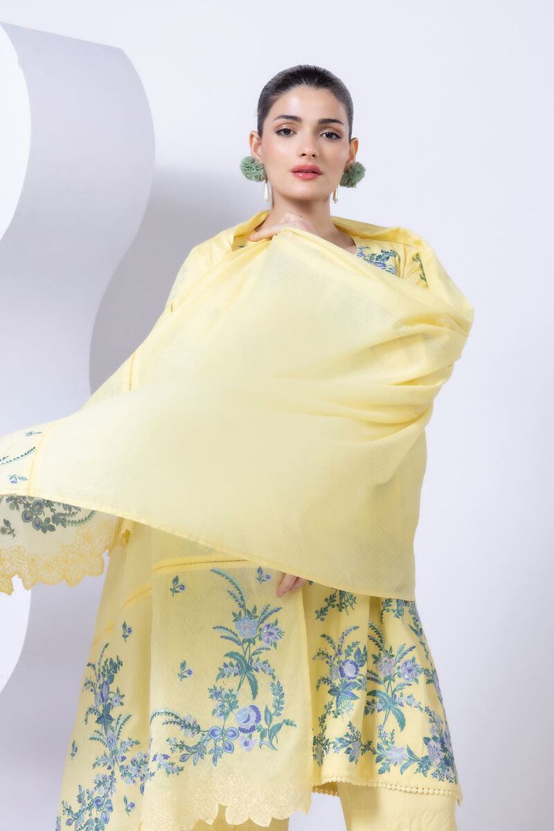 Embroidered | Cotton Square | Dupatta | GBP 35.00