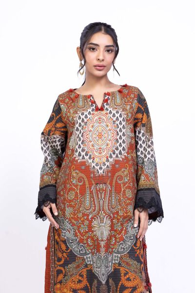Printed | Mesuri Khaddar | Kurta | GBP 20.00
