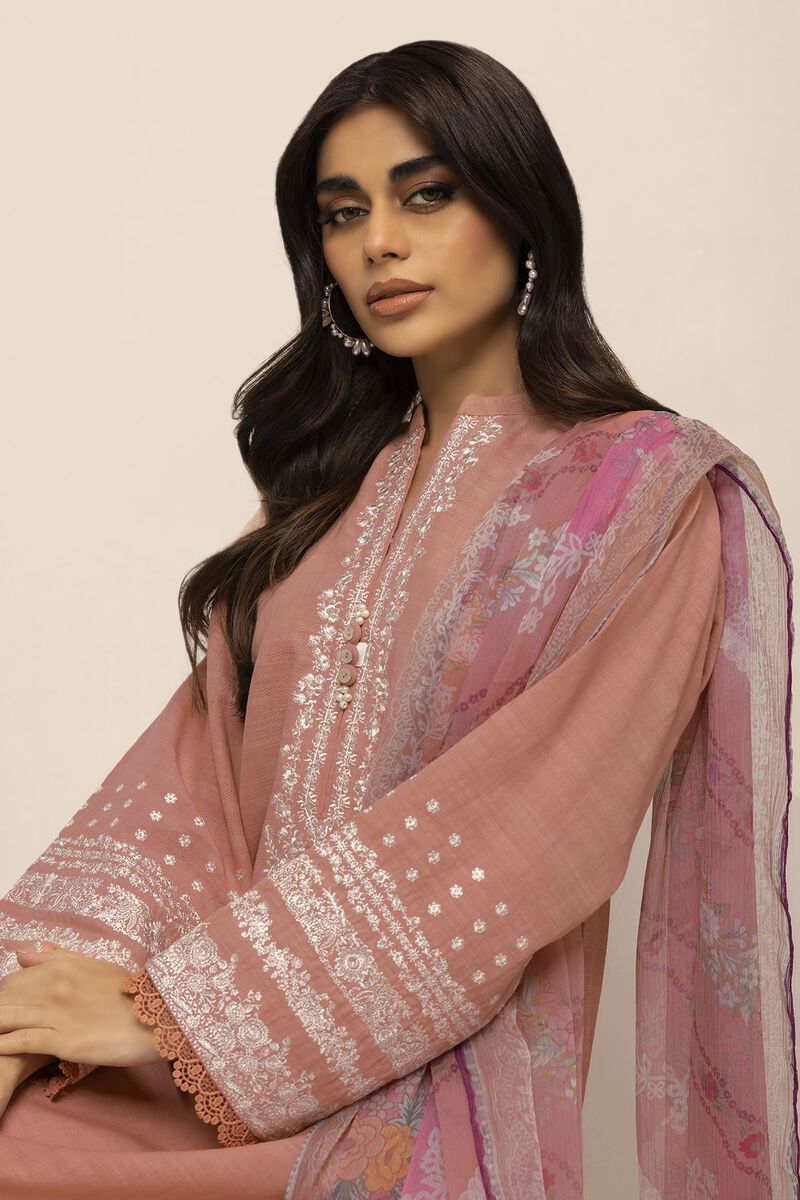 Embroidered | Crosshatch | Fabrics 3 Piece | null