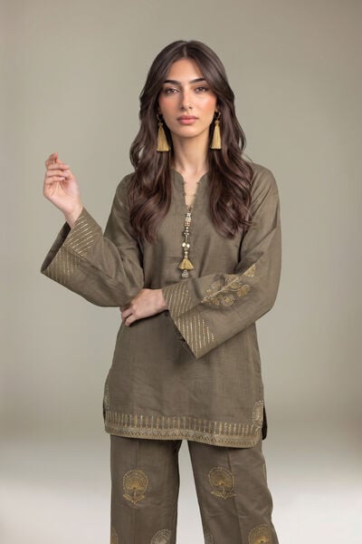 Embroidered | Heavy Textured Cotton | Kurta | GBP 35.00