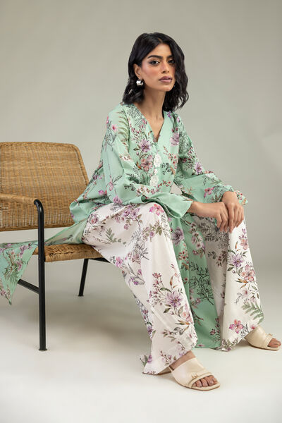 Embroidered | Cambric | Floral Cambric Kurta | GBP 14.00