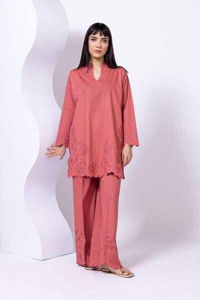 Embroidered | Crosshatch Poplin | Kurta | GBP 15.00